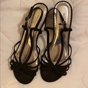 black 1.5 inch heels